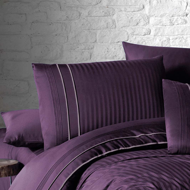 Putetrekk Deluxe Stripe Style Purple