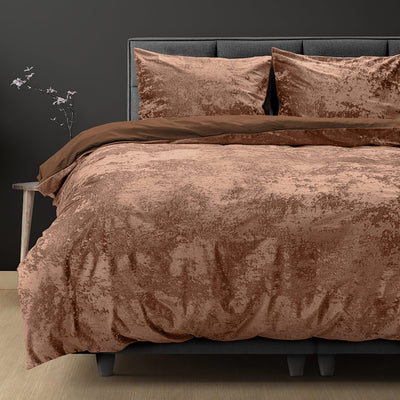 Sengesett Crushed Velvet Brown