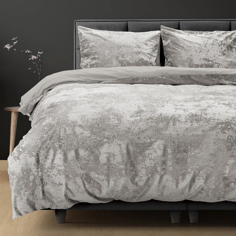 Sengesett Crushed Velvet Silver