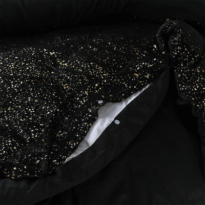 Sengesett Fleece Sparkle Black