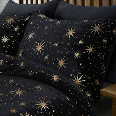 Sengesett Fleece Stars Black