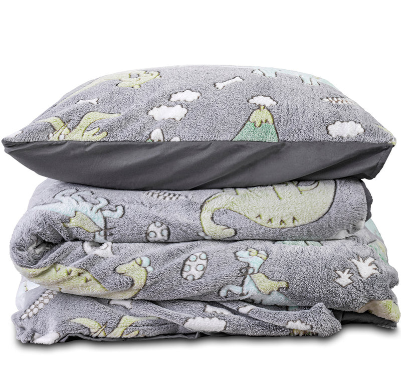 Sengesett Teddy Dinosaurs Grey