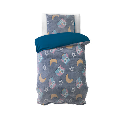 Sengesett Teddy Night Owl Blue