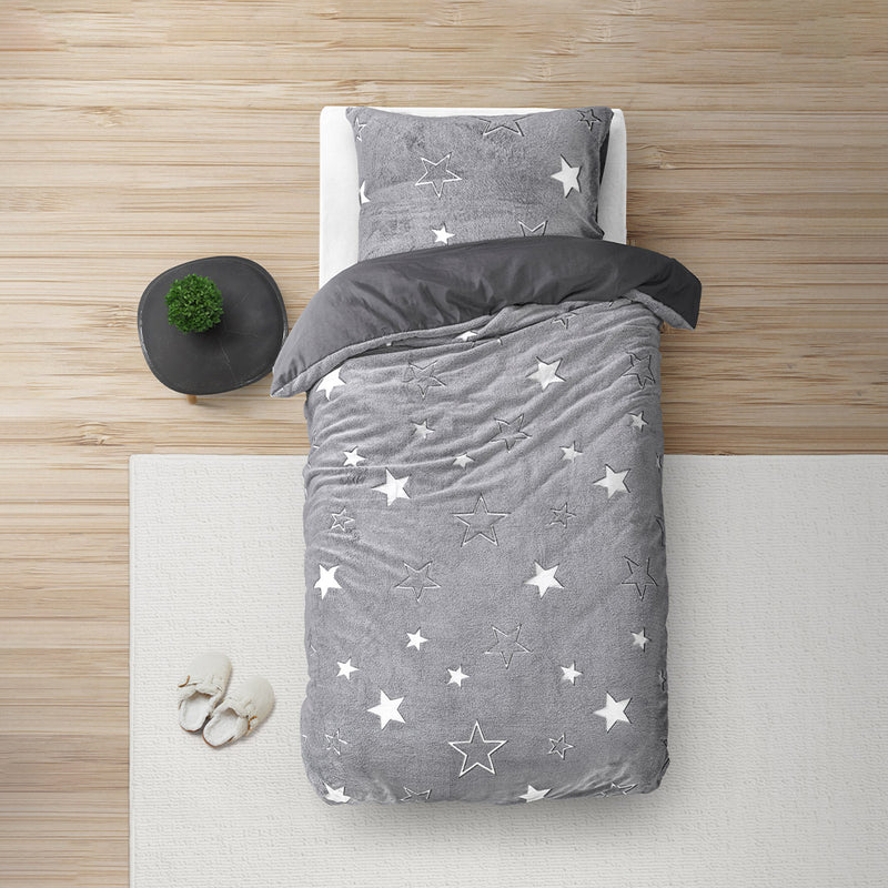 Sengesett Teddy Stars Grey