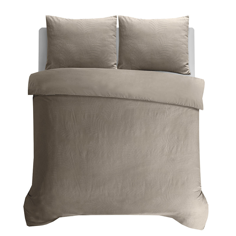 Sengesett Leaves 3D Taupe/Grey