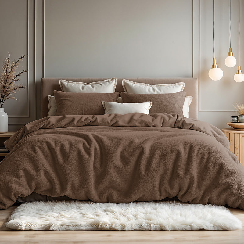 Sengesett Teddy Cotton Deep Taupe