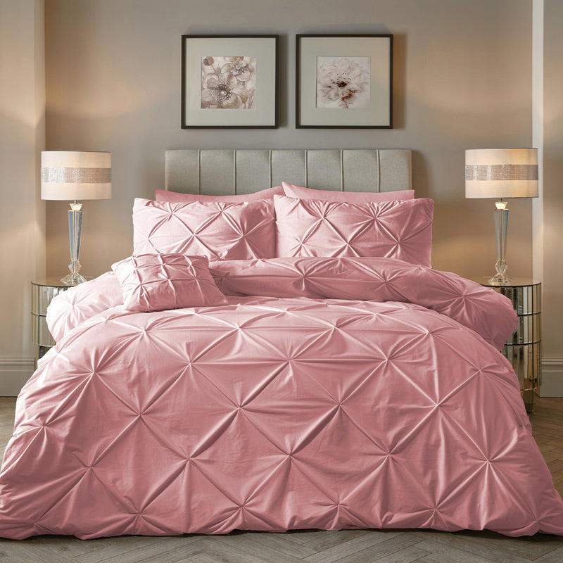 Sengesett Velvet Pintuck Pink