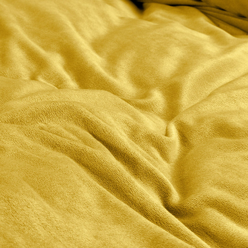 Sengesett Velvet Uni Gold