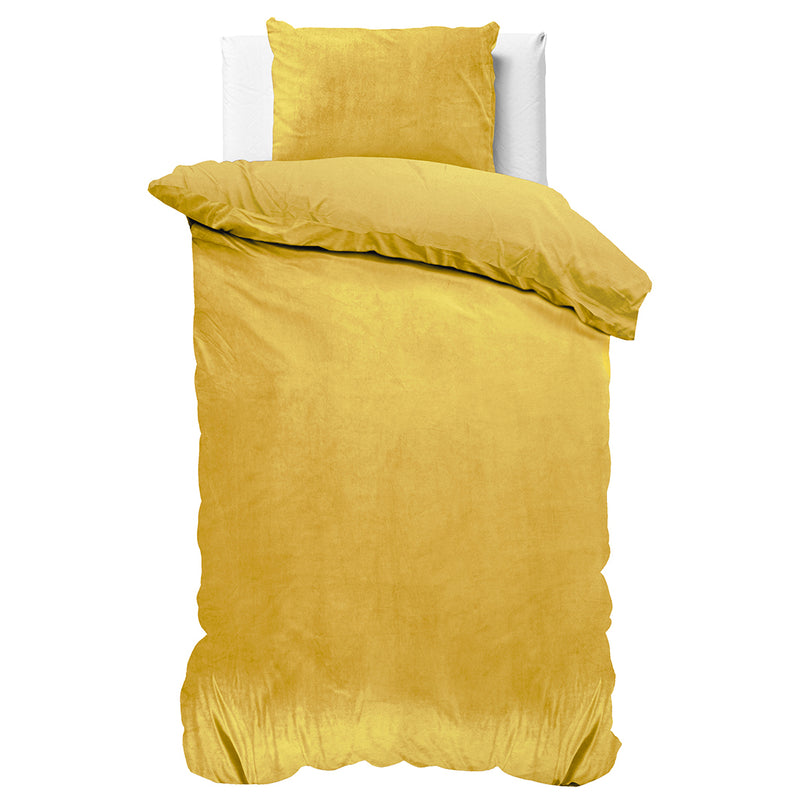 Sengesett Velvet Uni Gold