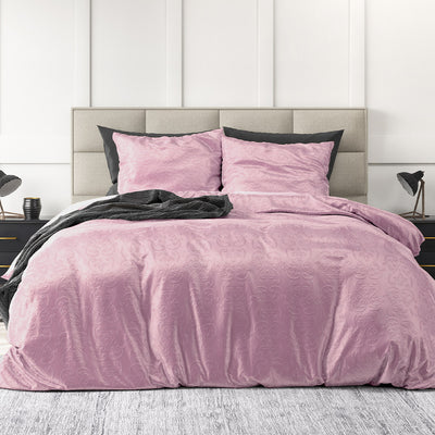 Sengesett Velvet Sultan Pink