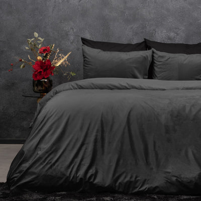 Sengesett Velvet Uni Anthracite