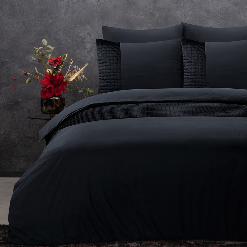 Sengesett Velvet Band Black