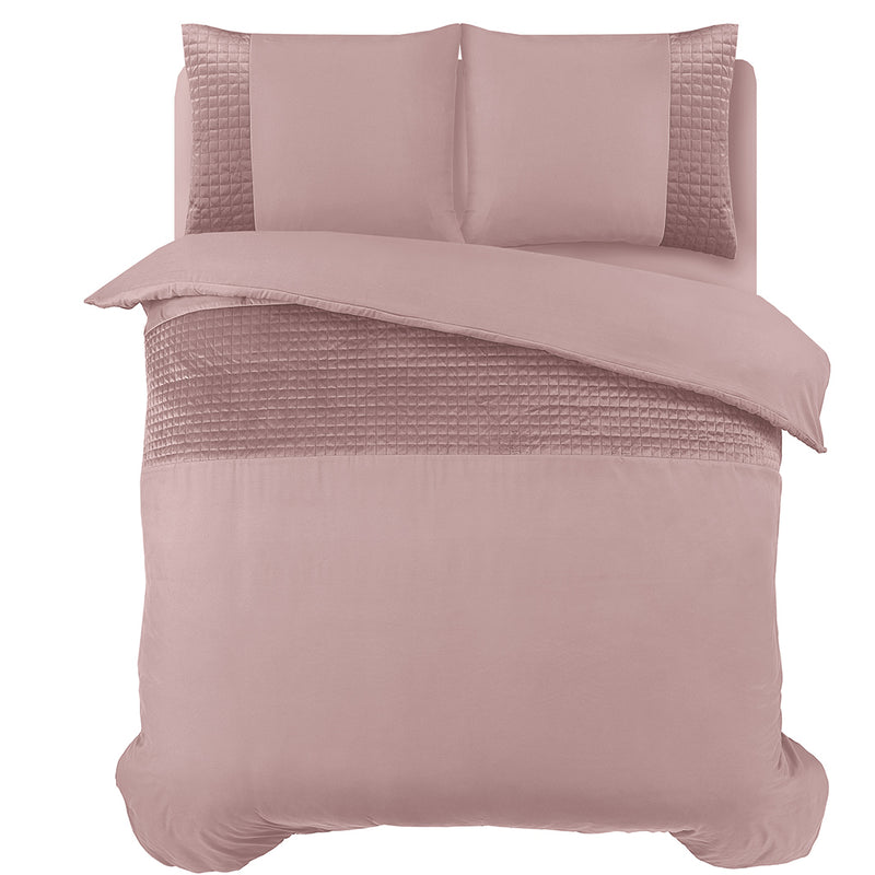 Sengesett Velvet Band Pink