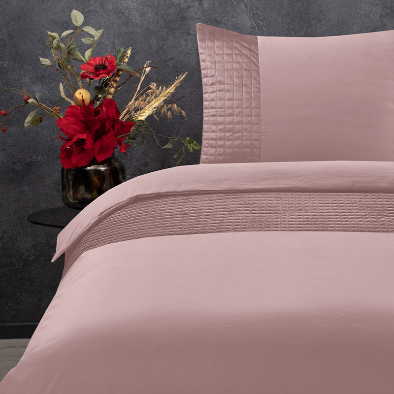 Sengesett Velvet Band Pink